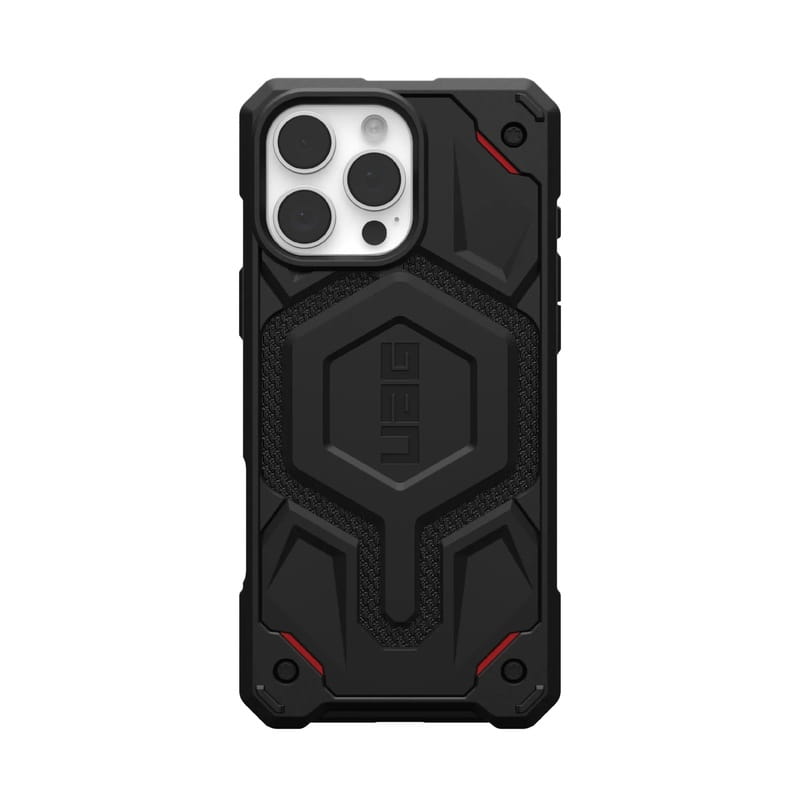 Чохол-накладка Urban Armor Gear Magsafe для Apple iPhone 16 Pro Max Monarch Pro Kevlar Black (114457113940)