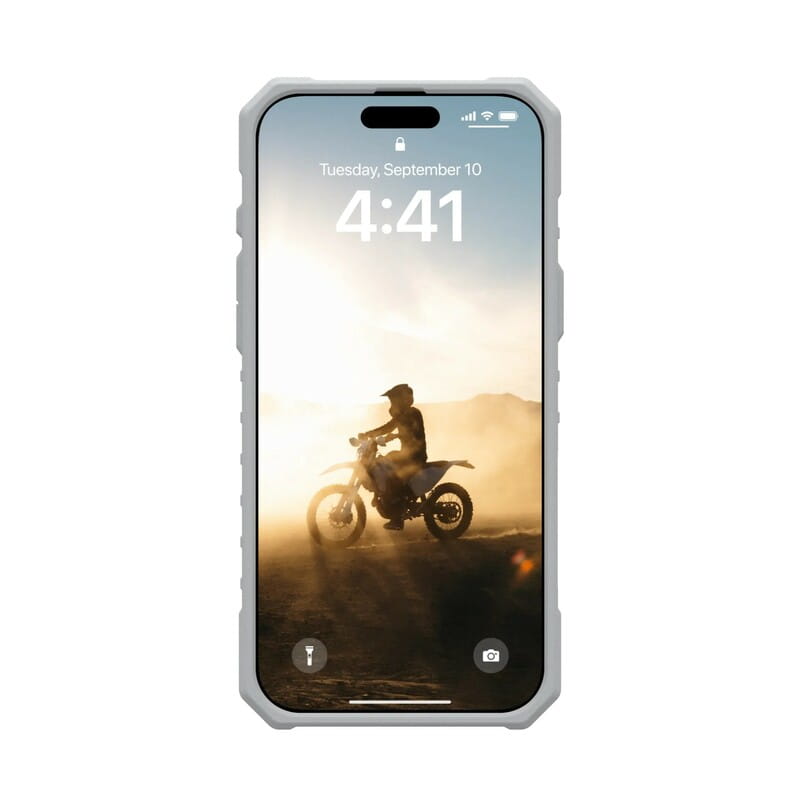 Чeхол-накладка Urban Armor Gear Magsafe для Apple iPhone 16 Pro Max Pathfinder Clear Active Neon (114465118181)