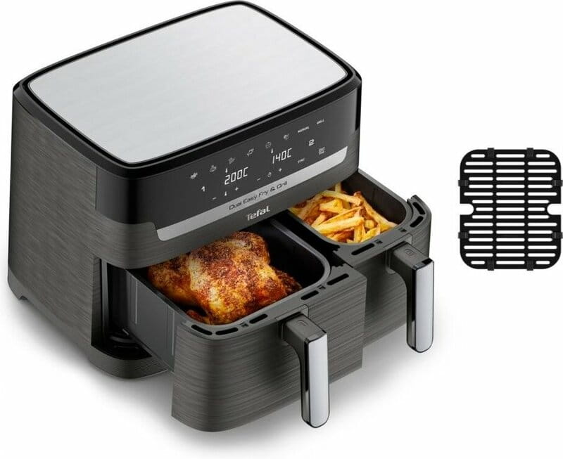 Мультипечь Tefal Dual EasyFry&Grill AirFryer EY905B10