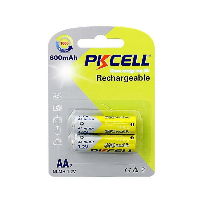Аккумулятор PKCELL Ni-MH AA/HR06 600 mAh BL 2шт