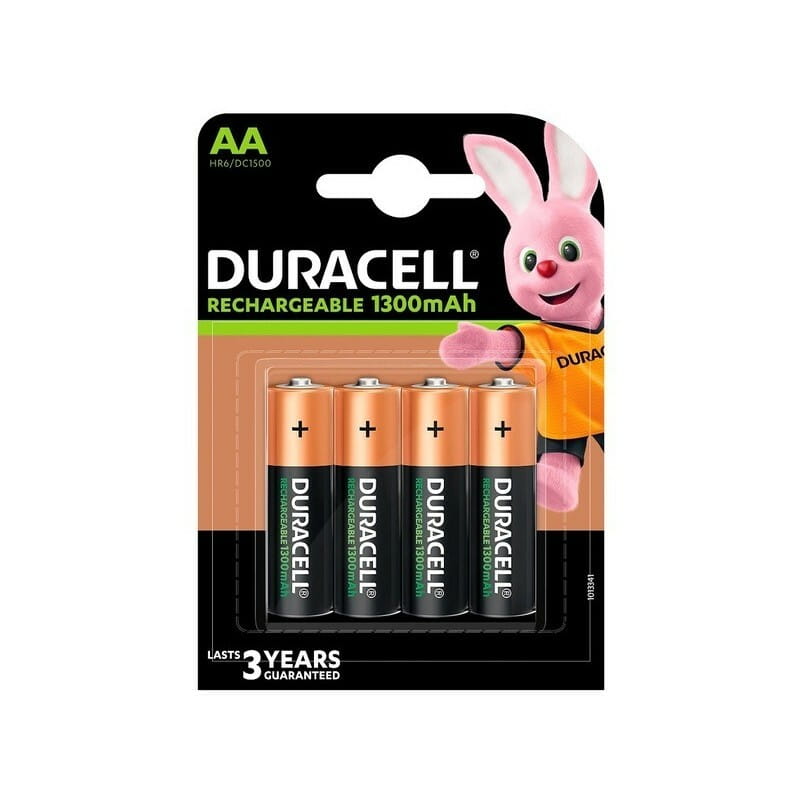 Аккумулятор Duracell Rechargeable DC1500 Ni-MH AA/HR6 1300 mAh BL 4шт