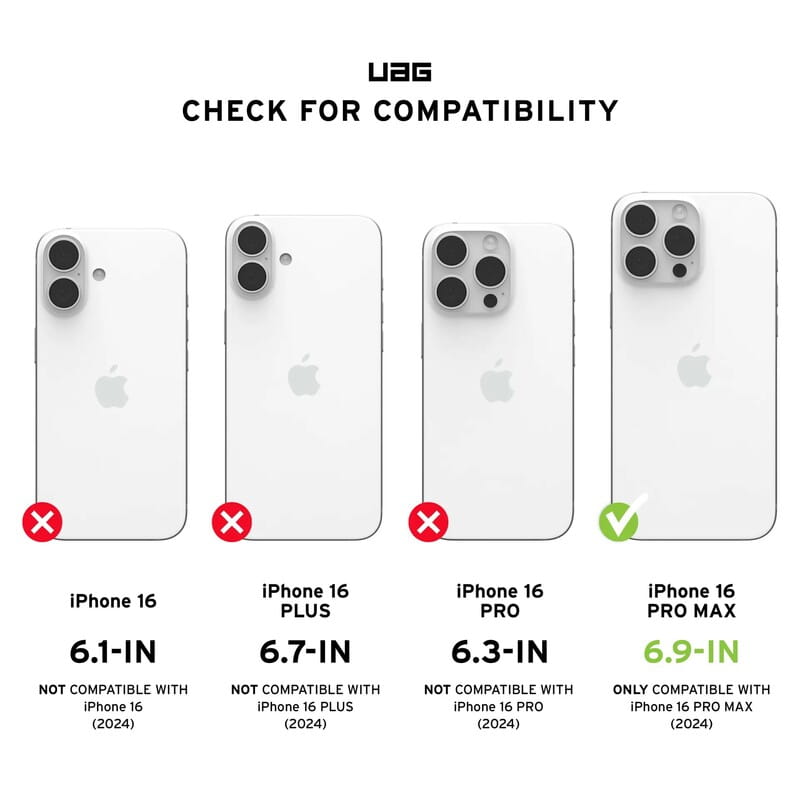 Чeхол-накладка Urban Armor Gear Magsafe для Apple iPhone 16 Pro Max Pathfinder SE Geo Camo (114472114033)