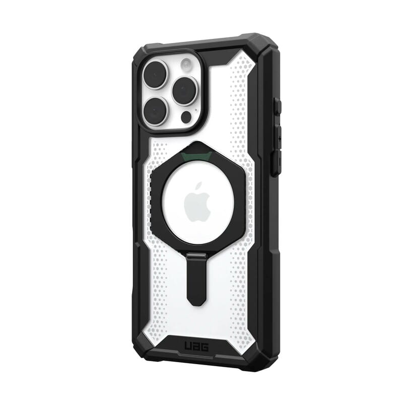 Чeхол-накладка Urban Armor Gear Magsafe для Apple iPhone 16 Pro Max Plasma XTE Black/Clear (11447511404G)