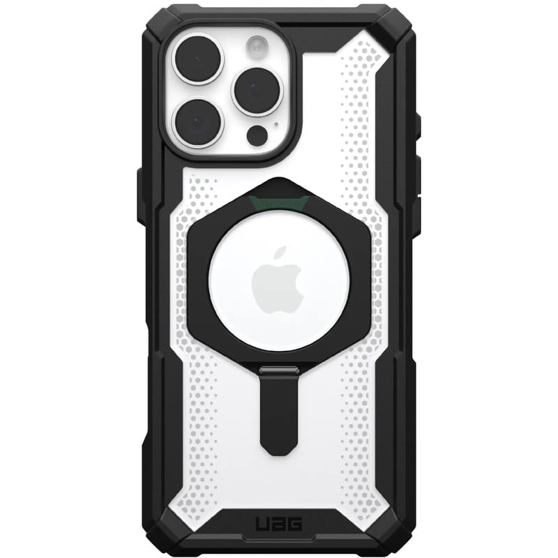 Чохол-накладка Urban Armor Gear Magsafe для Apple iPhone 16 Pro Max Plasma XTE Black/Clear (11447511404G)