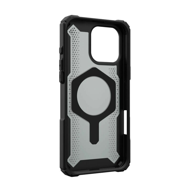 Чeхол-накладка Urban Armor Gear Magsafe для Apple iPhone 16 Pro Max Plasma XTE Black/Orange (114475114097)