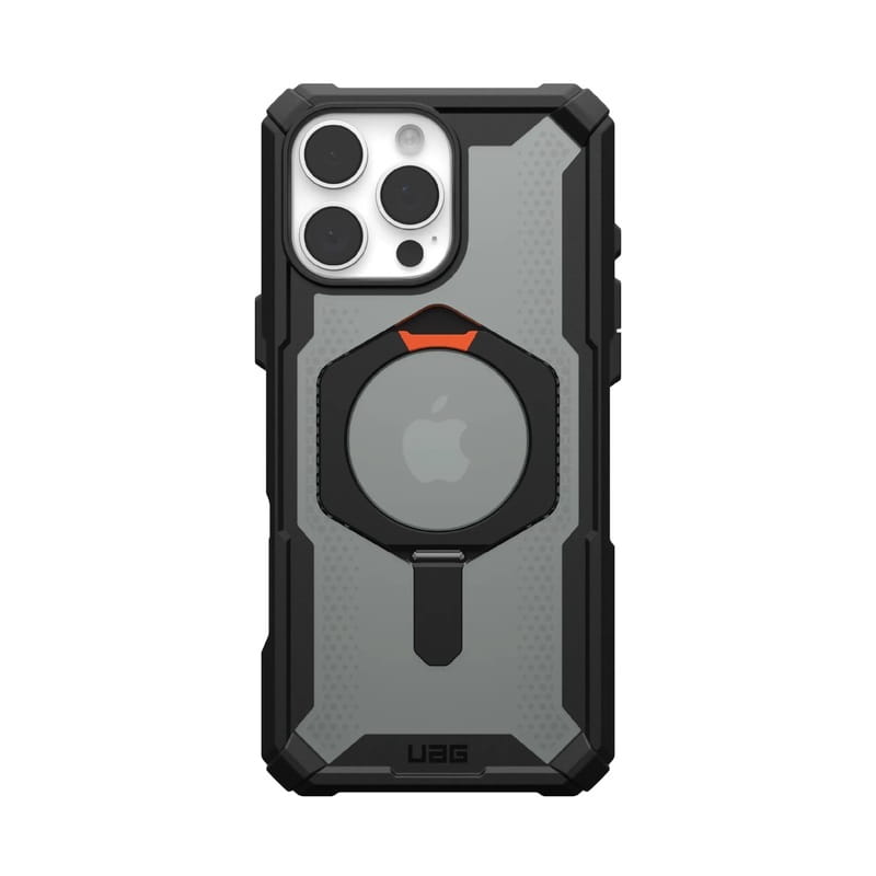 Чохол-накладка Urban Armor Gear Magsafe для Apple iPhone 16 Pro Max Plasma XTE Black/Orange (114475114097)