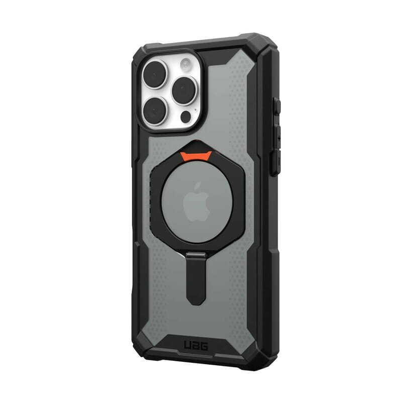 Чохол-накладка Urban Armor Gear Magsafe для Apple iPhone 16 Pro Max Plasma XTE Black/Orange (114475114097)