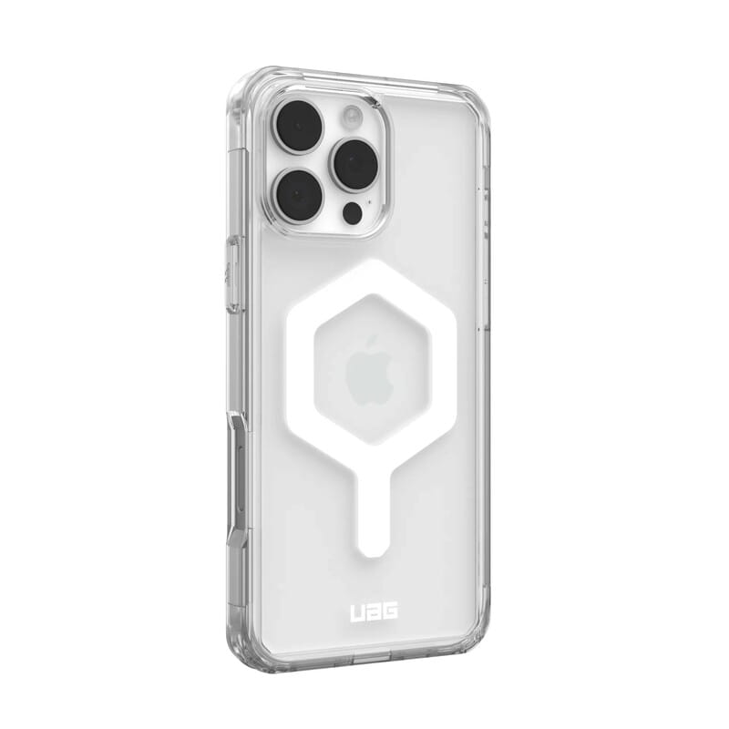 Чeхол-накладка Urban Armor Gear Magsafe для Apple iPhone 16 Pro Max Plyo Ice/White (114481114341)