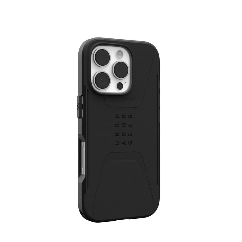 Чохол-накладка Urban Armor Gear Civilian Magsafe для Apple iPhone 16 Pro Black (114444114040)