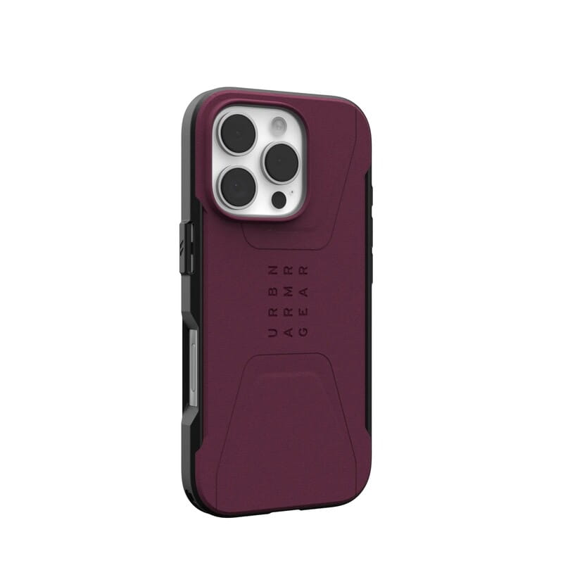 Чeхол-накладка Urban Armor Gear Civilian Magsafe для Apple  iPhone 16 Pro Bordeaux (114444119049)