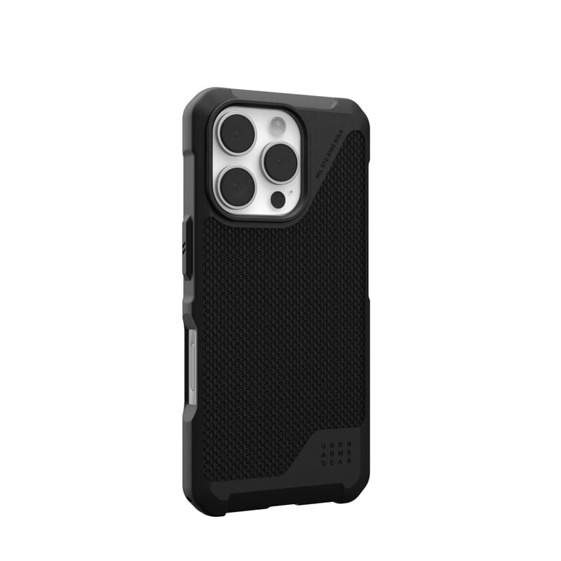 Чохол-накладка Urban Armor Gear Magsafe для Apple iPhone 16 Pro Metropolis LT Kevlar Black (114452113940)