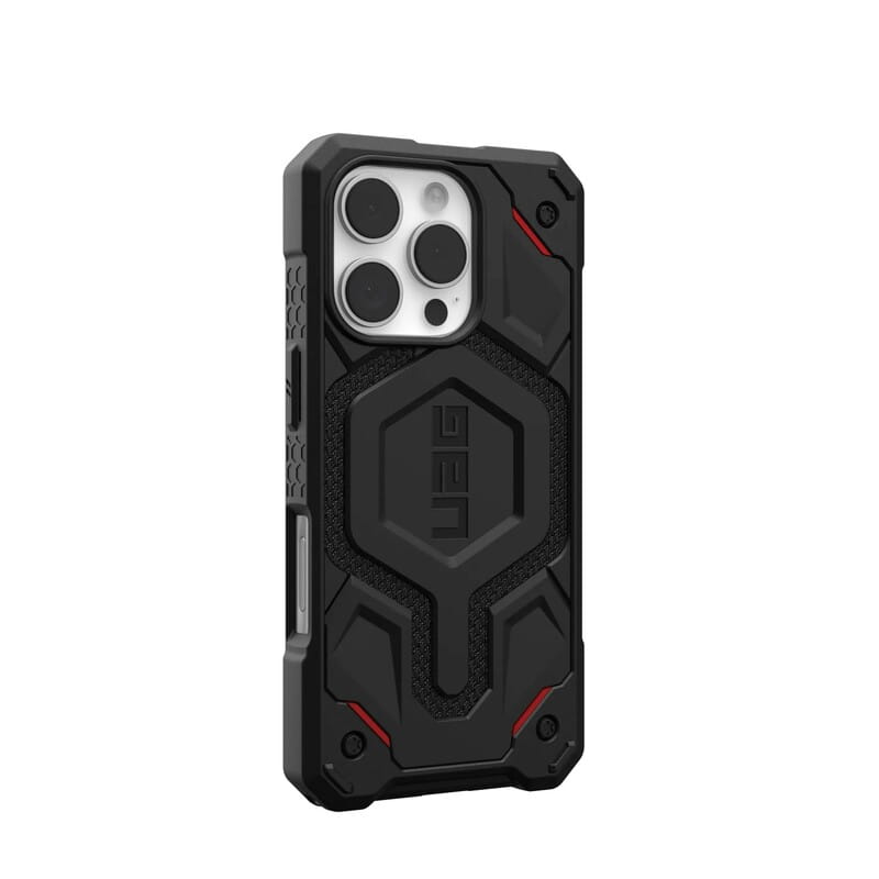 Чохол-накладка Urban Armor Gear Magsafe для Apple iPhone 16 Pro Monarch Pro Kevlar Black (114456113940)