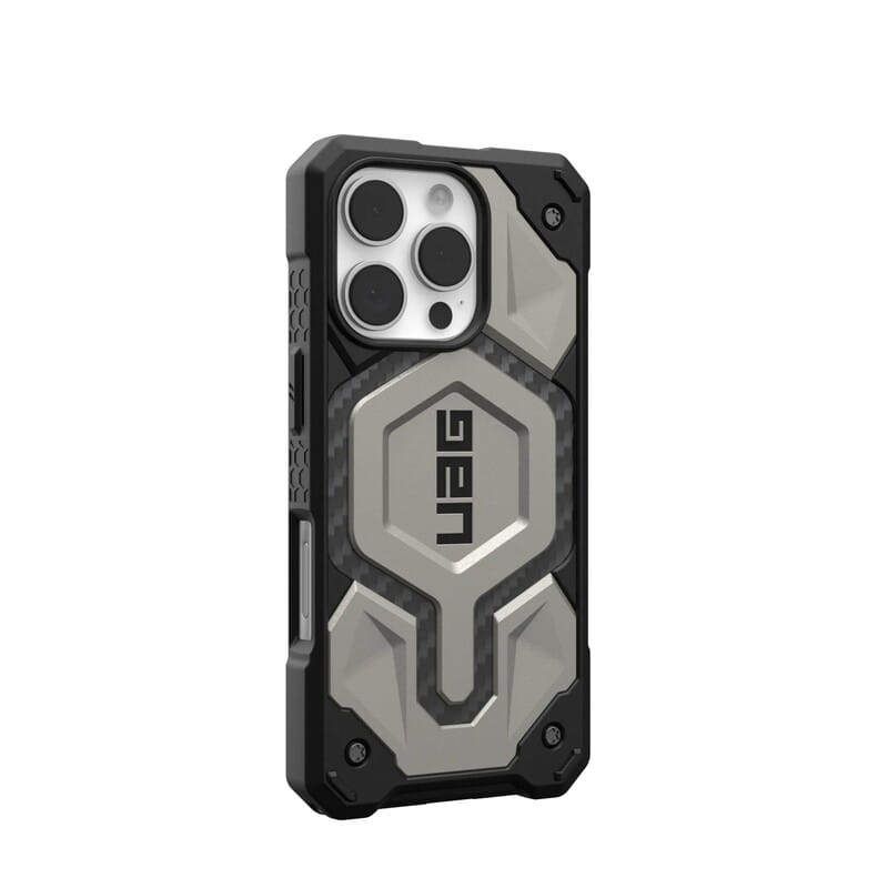 Чохол-накладка Urban Armor Gear Magsafe для Apple iPhone 16 Pro Monarch Pro Titanium (114456113636)