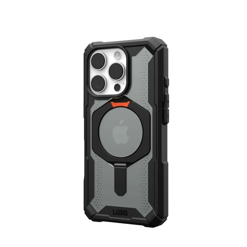 Чохол-накладка Urban Armor Gear Magsafe для Apple iPhone 16 Pro Plasma XTE Black/Orange (114474114097)