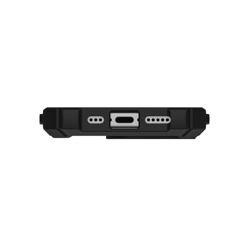 Чохол-накладка Urban Armor Gear Magsafe для Apple iPhone 16 Pro Plasma XTE Black/Orange (114474114097)