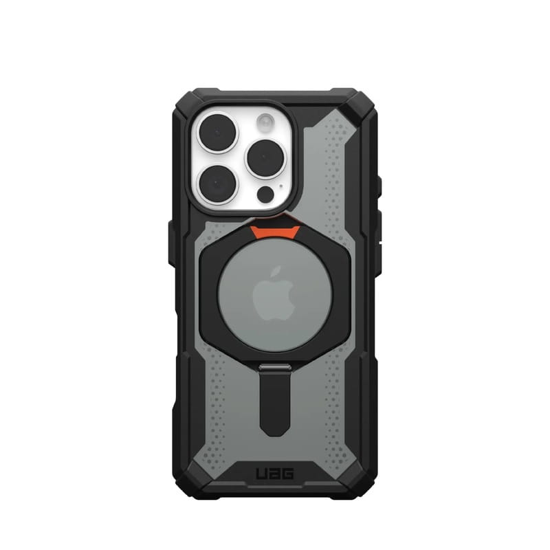 Чохол-накладка Urban Armor Gear Magsafe для Apple iPhone 16 Pro Plasma XTE Black/Orange (114474114097)