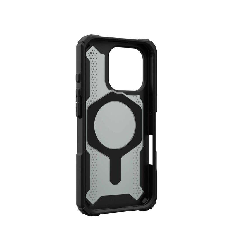 Чохол-накладка Urban Armor Gear Magsafe для Apple iPhone 16 Pro Plasma XTE Black/Orange (114474114097)