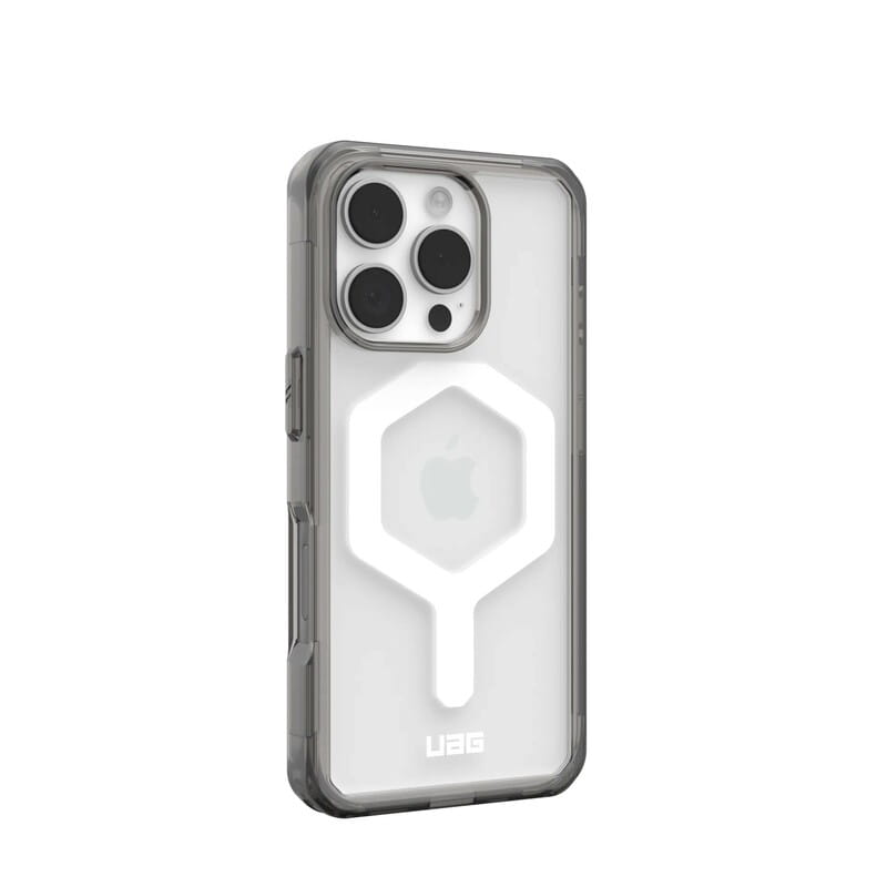 Чeхол-накладка Urban Armor Gear Magsafe для Apple iPhone 16 Pro Plyo Ice/White (114480114341)