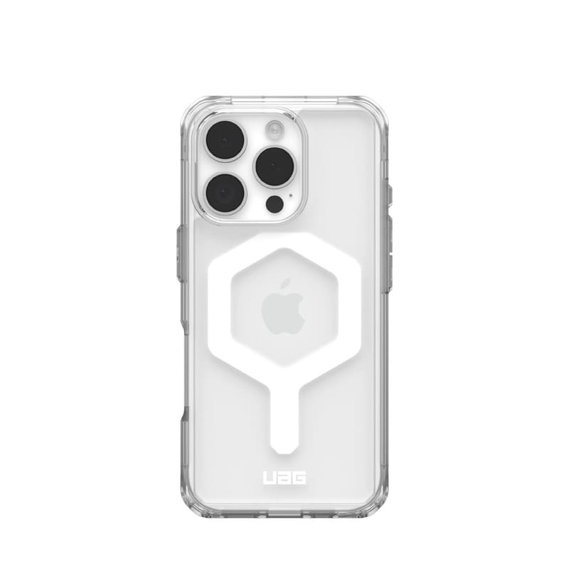 Чeхол-накладка Urban Armor Gear Magsafe для Apple iPhone 16 Pro Plyo Ice/White (114480114341)