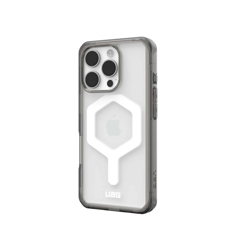 Чeхол-накладка Urban Armor Gear Magsafe для Apple iPhone 16 Pro Plyo Ice/White (114480114341)