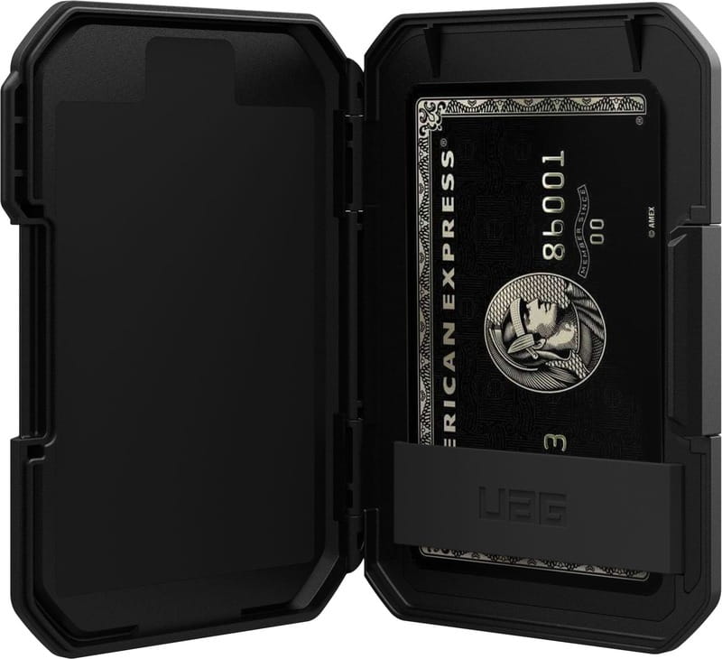 Чохол універсальний Urban Armor GearMagnetic Wallet with Stand Black (964442114040)