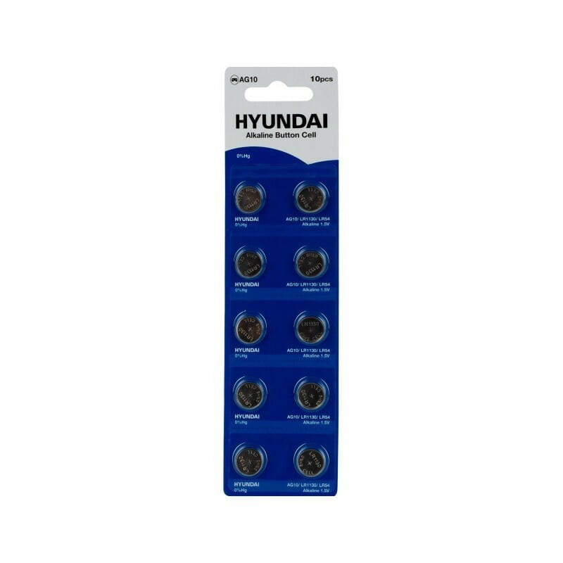 Батарейка Hyundai AG10 BL 10шт