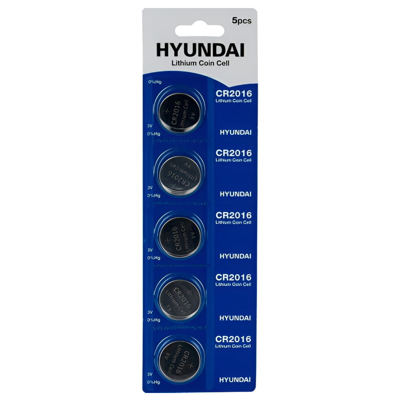 Батарейка Hyundai CR2016 BL 5шт