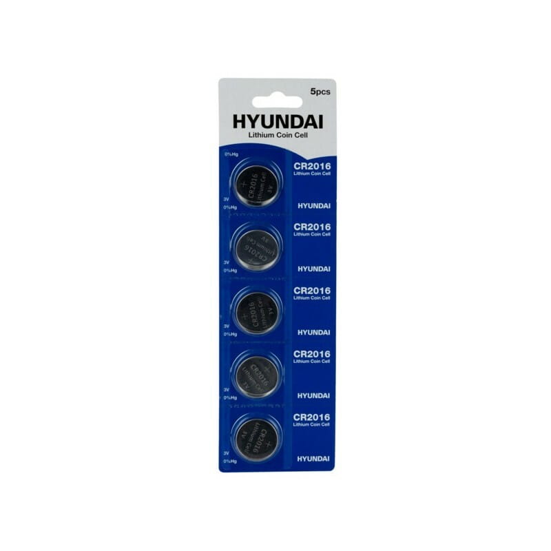 Батарейка Hyundai CR2016 BL 5шт