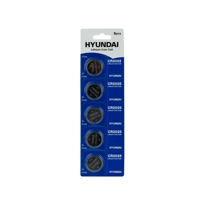 Батарейка Hyundai CR2025 BL 5шт