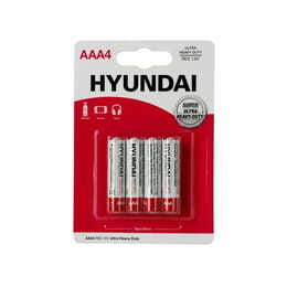 Батарейка Hyundai Heavy Duty AAA/R03 BL 4шт