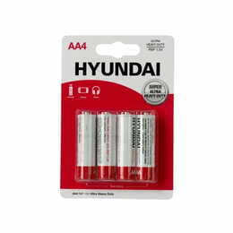 Батарейка Hyundai Heavy Duty AA/R6 BL 4шт