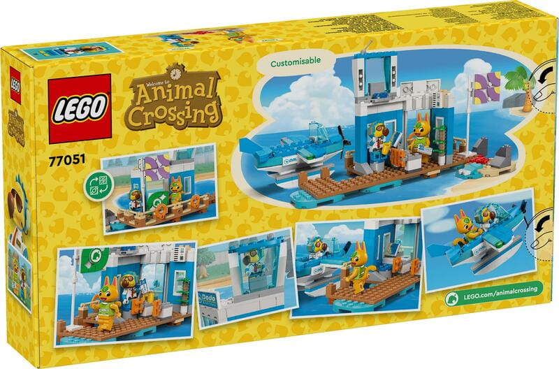 Конструктор LEGO Animal Crossing Літайте з Dodo Airlines (77051)