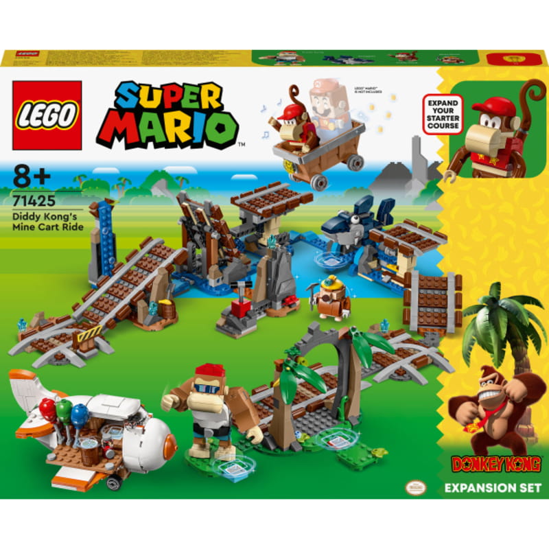 Конструктор LEGO Super Mario Поїздка у вагонетці Дідді Конґа (71425)