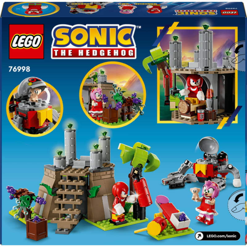 Конструктор LEGO Sonic the Hedgehog Наклз и алтарь мастера Смарагда (76998)