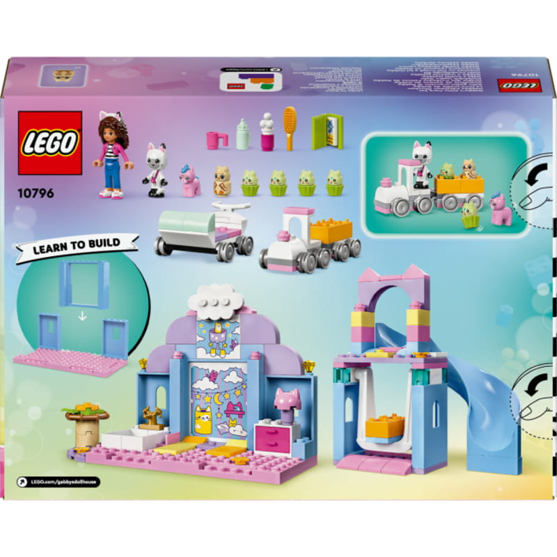 Конструктор LEGO Gabbys Dollhouse Міні-кото-ясла Ґаббі (10796)