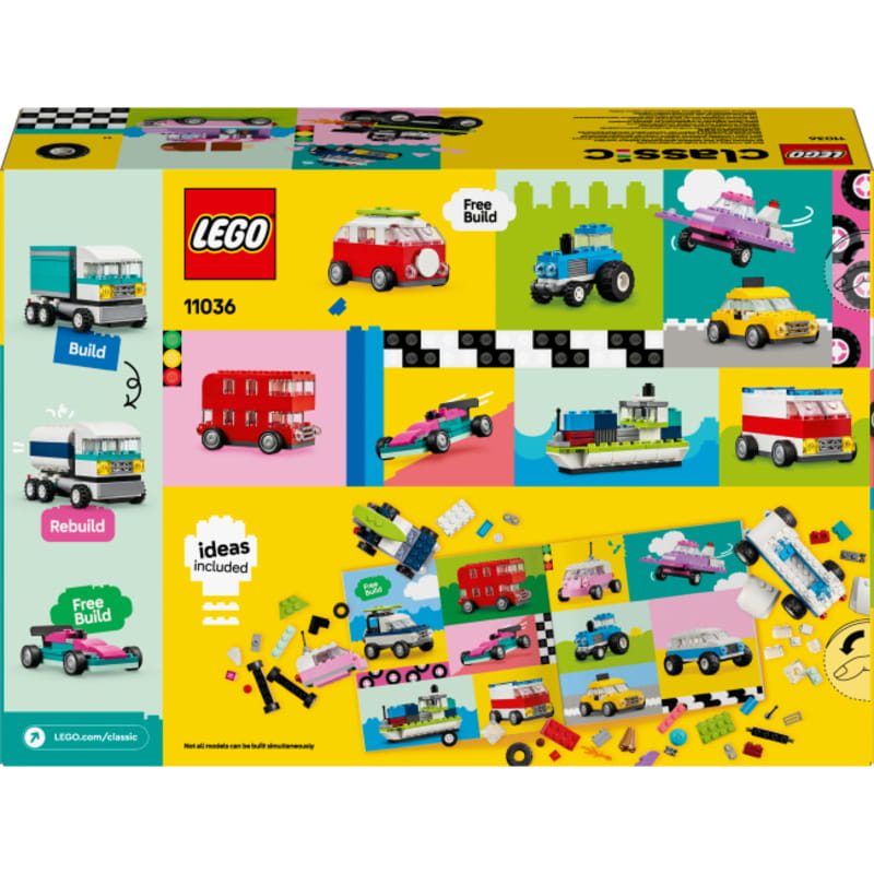 Конструктор LEGO Classic Творчі транспортні засоби (11036)