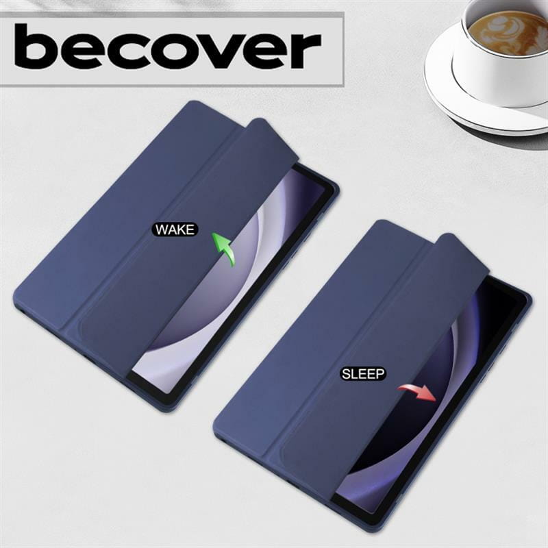 Чехол-книжка BeCover Soft Edge для Samsung Galaxy Tab A9+ SM-X210/SM-X215/SM-X216 11.0" Deep Blue (710367)