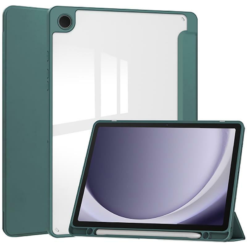 Чехол-книжка BeCover Soft Edge для Samsung Galaxy Tab A9+ SM-X210/SM-X215/SM-X216 11.0" Dark Green (710368)