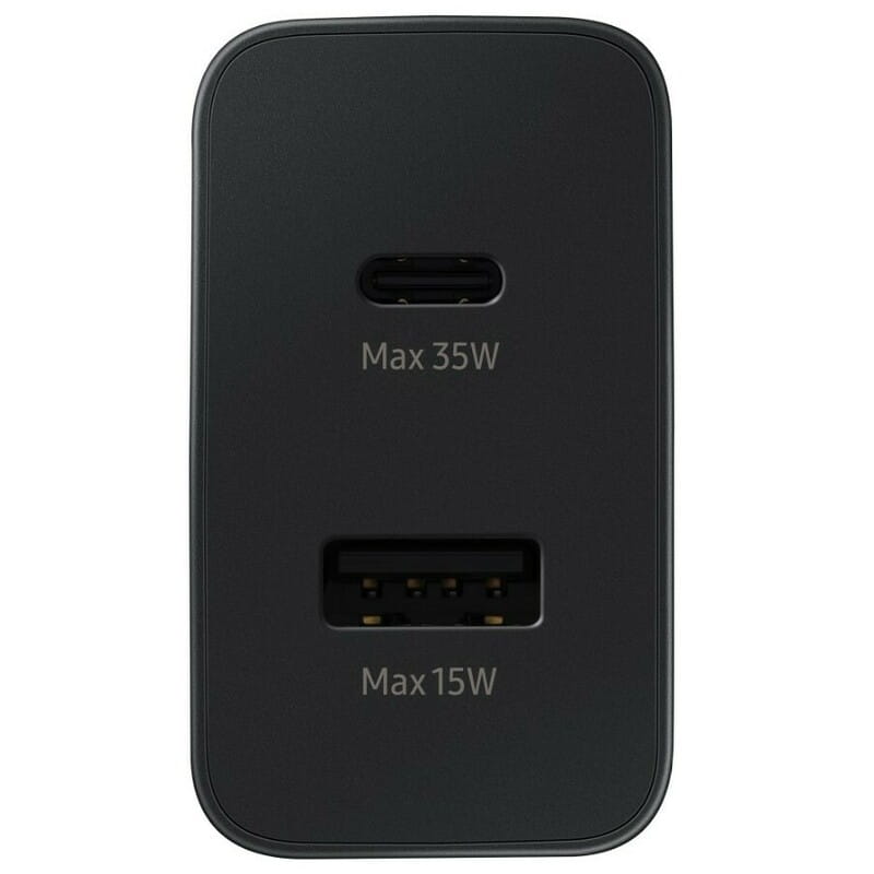 Мережевий зарядний пристрій Samsung Wall Charger Duo (2USB, 3A) 35W Black (EP-TA220NBEGRU)