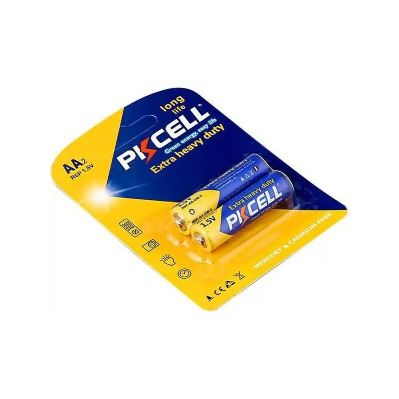 Батарейка PKCELL Extra Heavy Duty AA/LR6 2шт (R6P-2B)