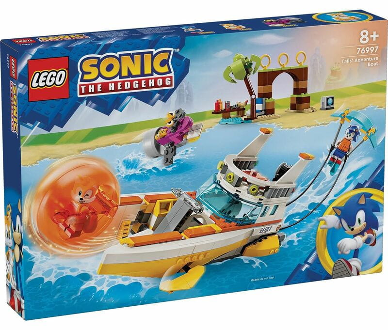 Конструктор LEGO Sonic the Hedgehog Човен із «Пригод Тейлза» (76997)