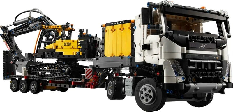 Конструктор LEGO Technic Вантажівка Volvo FMX і Електричний екскаватор EC230  (42175)