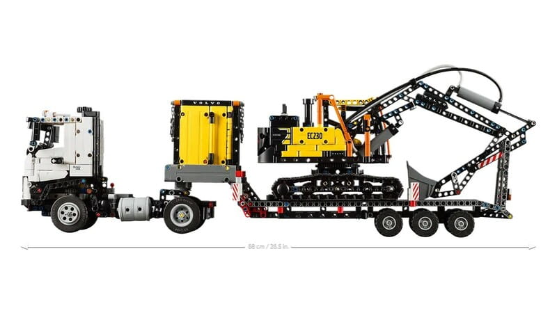 Конструктор LEGO Technic Грузовик Volvo FMX и Электрический экскаватор EC230 (42175)