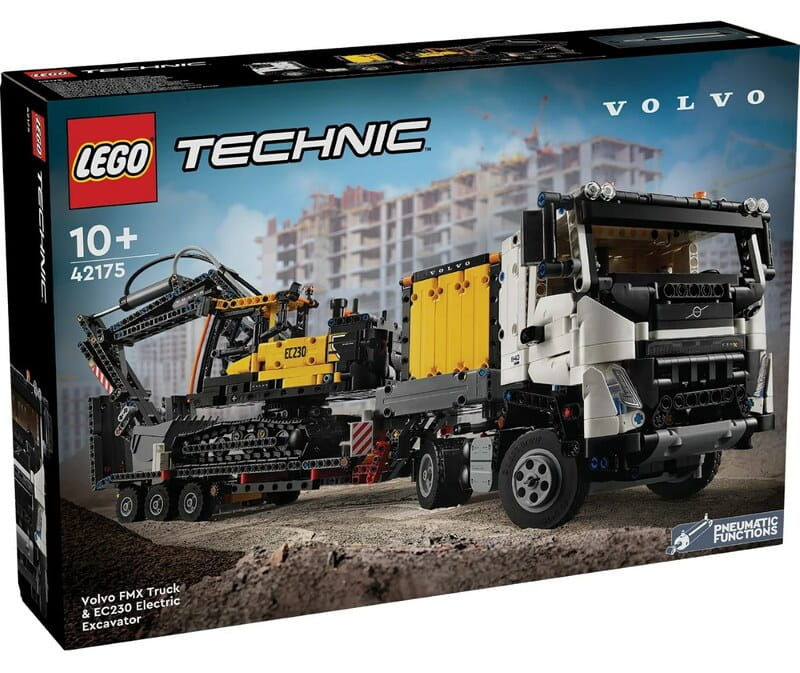 Конструктор LEGO Technic Грузовик Volvo FMX и Электрический экскаватор EC230 (42175)