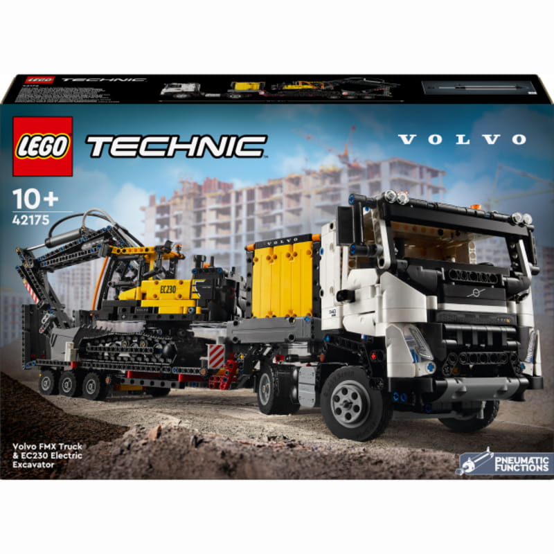 Конструктор LEGO Technic Грузовик Volvo FMX и Электрический экскаватор EC230 (42175)