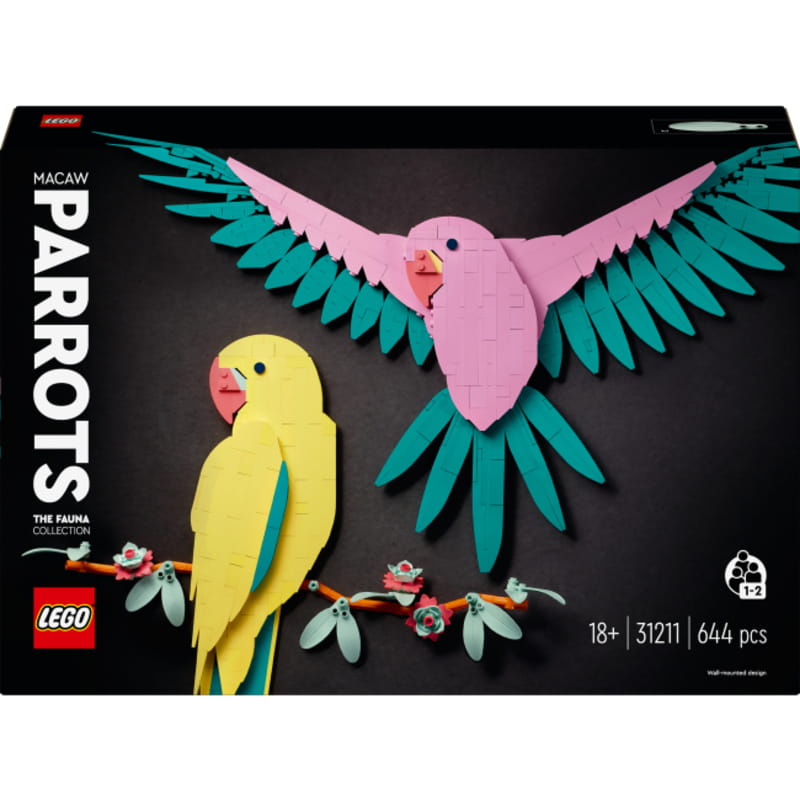 Конструктор LEGO ART Коллекция фауны Попугая Ара (31211)