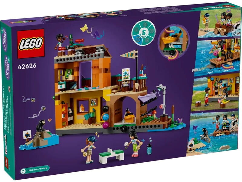 Конструктор LEGO Friends Водні види спорту в таборі пригод (42626)