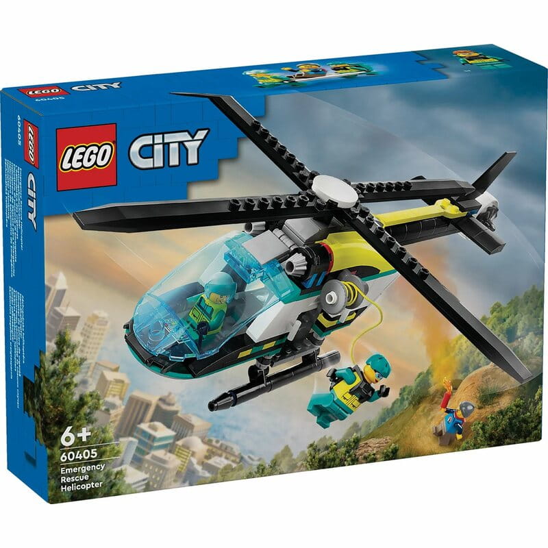 Конструктор LEGO City Гелікоптер аварійно-рятувальної служби (60405)