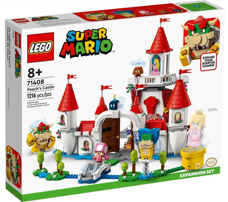 Конструктор LEGO Super Mario Дополнительный набор: Замок Персика (71408)