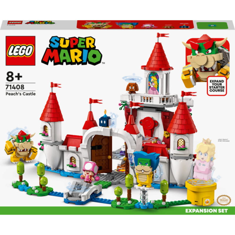 Конструктор LEGO Super Mario Додатковий набір: Замок Персика (71408)